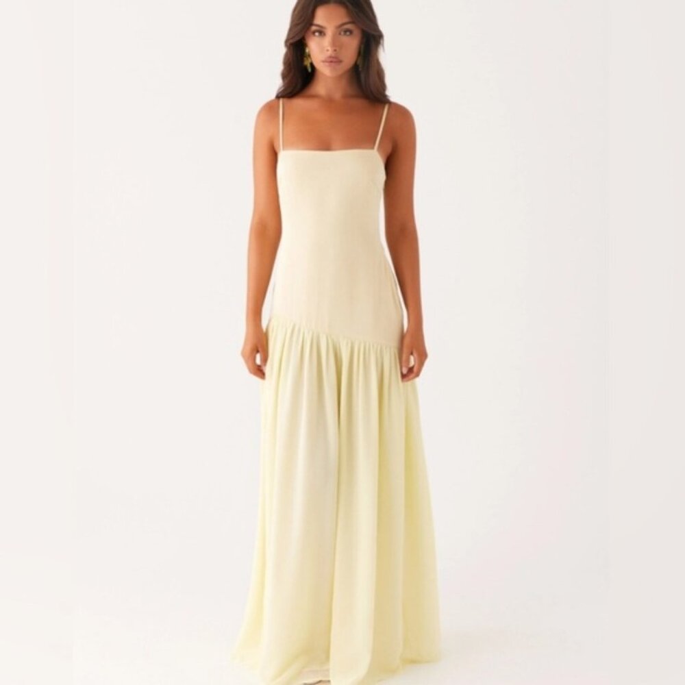 Elegant Cream Maxi Dress